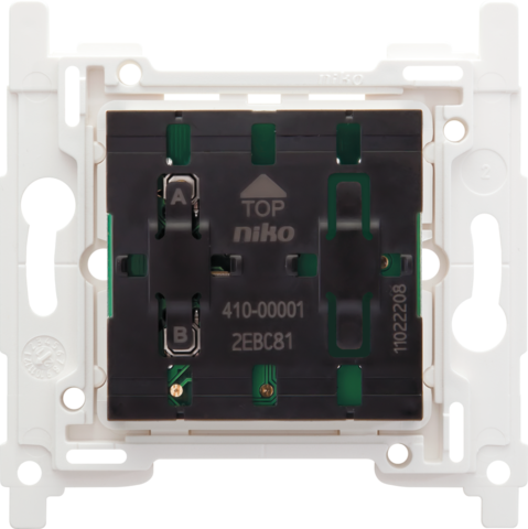 SOKKEL DRAADLOZE SCHAKELAAR MET 2 BEDIENINGSKNOPPEN