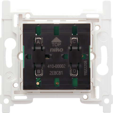 SOKKEL DRAADLOZE SCHAKELAAR MET 4 BEDIENINGSKNOPPEN