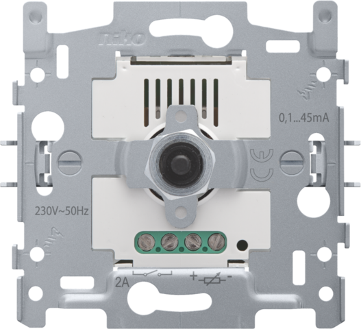 SOKKEL DRAAIKNOPDIMMER VOOR ELEKTRON. VOORSCHAKELAPPARATUUR