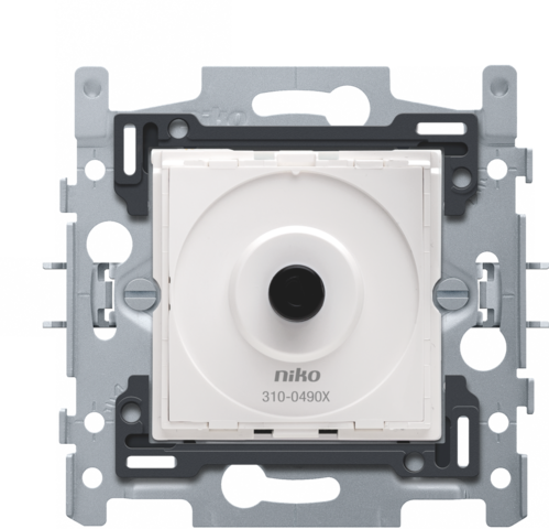 [NIK-310-04900] SOKKEL DRAAIKNOPDIMMER VOOR LEDLAMPEN, 2-DRAADS, KLAUW