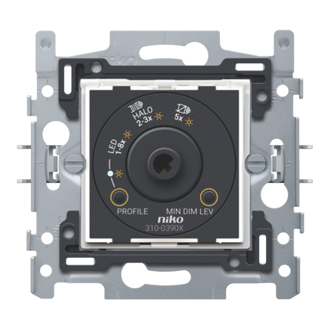 [NIK-310-03900] SOKKEL UNIVERSELE DRAAIKNOPDIMMER, CAB-ONTSTORING, 2-DRAADS