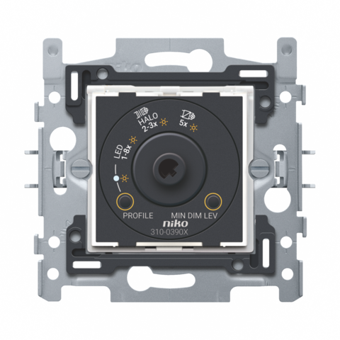 [NIK-310-03900] SOKKEL UNIVERSELE DRAAIKNOPDIMMER, CAB-ONTSTORING, 2-DRAADS