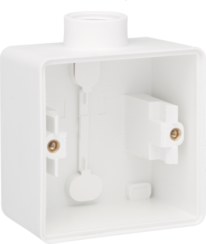 [NIK-701-84101] SPUITWATERDICHTE OPBOUWDOOS VOOR 1 FUNCTIE, MET 1 M20-INGANG