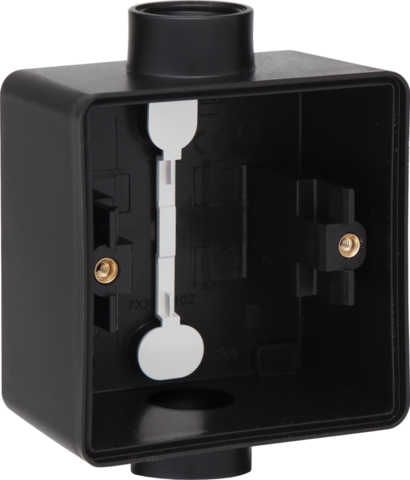 SPUITWATERDICHTE OPBOUWDOOS VOOR 1 FUNCTIE, MET 2 M20-INGANGEN