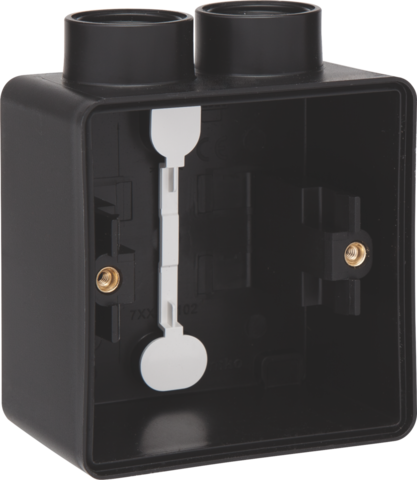 SPUITWATERDICHTE OPBOUWDOOS VOOR 1 FUNCTIE, MET 2 M20-INGANGEN