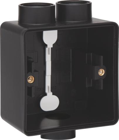 SPUITWATERDICHTE OPBOUWDOOS VOOR 1 FUNCTIE, MET 3 M20-INGANGEN