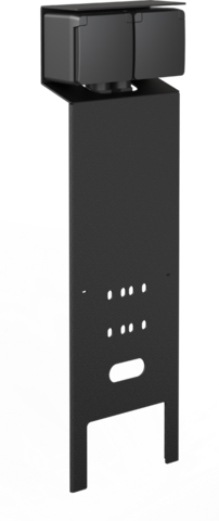 SPUITWATERDICHTE TUINPAAL MET DUBBEL STOPCONTACT, PENAARDE