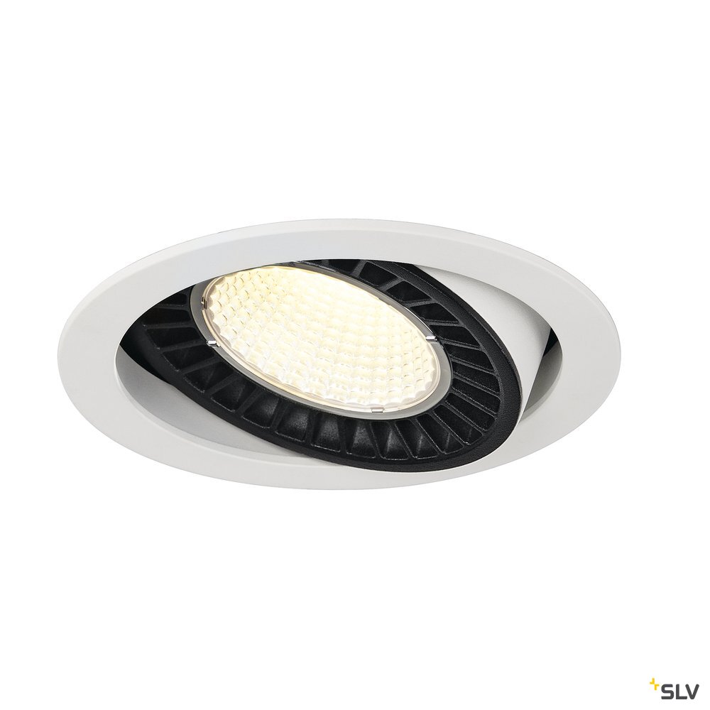 SUPROS, LED indoor inbouwarmatuur voor plafond wit rond 4000K 60° CRI90 3520lm