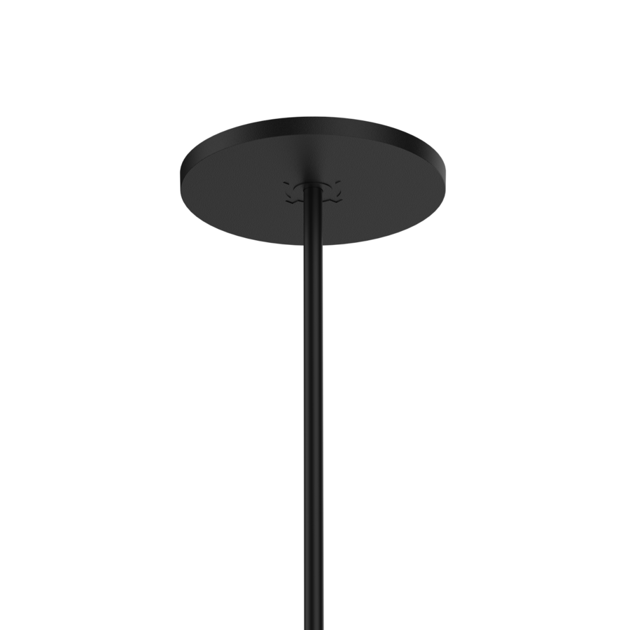SUSP SINGLE CEILING BASE SEMI REC B ROUND