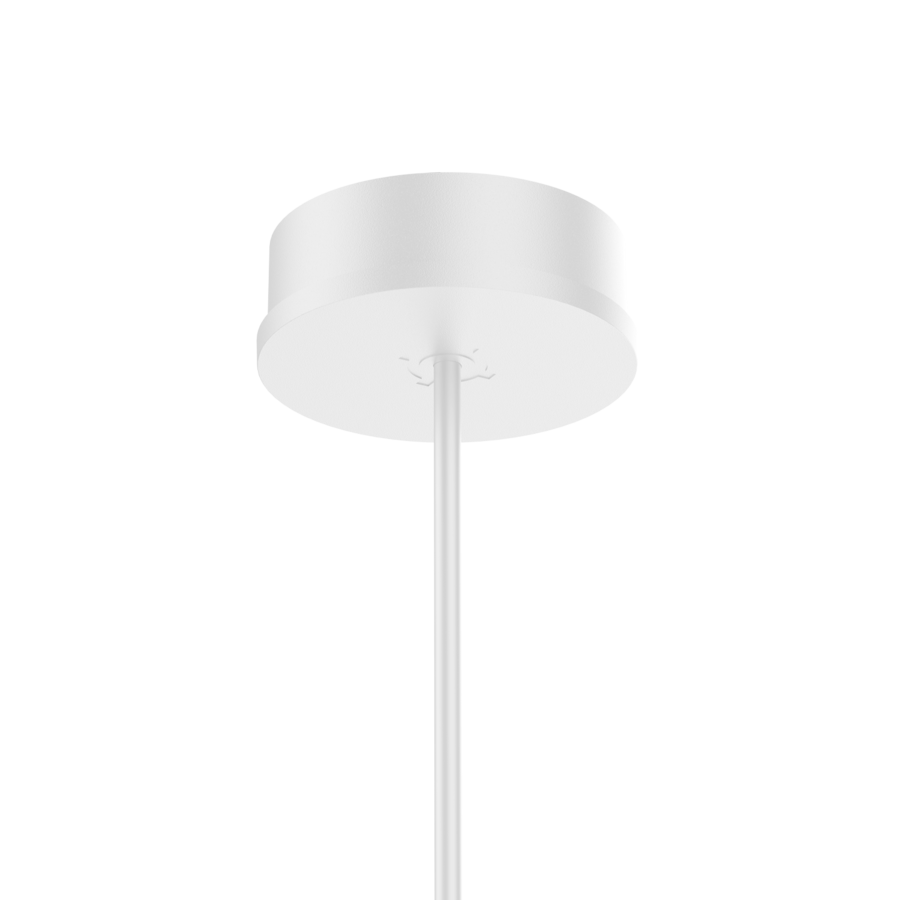 SUSP SINGLE CEILING BASE SURF W ROUND