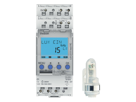 Schemerschakelaar wandcel 230V 50-60HZ 1-99KLUX 1CO 16A