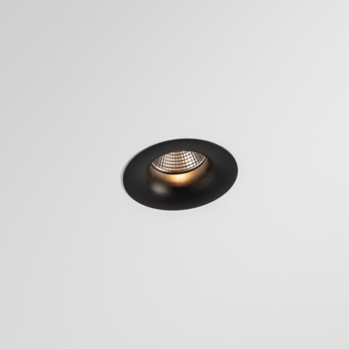 Smart Cake Recessed 82 1x LED 2700K Medium DE Black Brushed