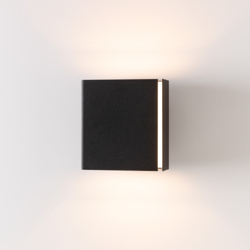 Split Wall Up/Down M 1x LED 2700K Trailing Edge DI Black Structure - White Structure