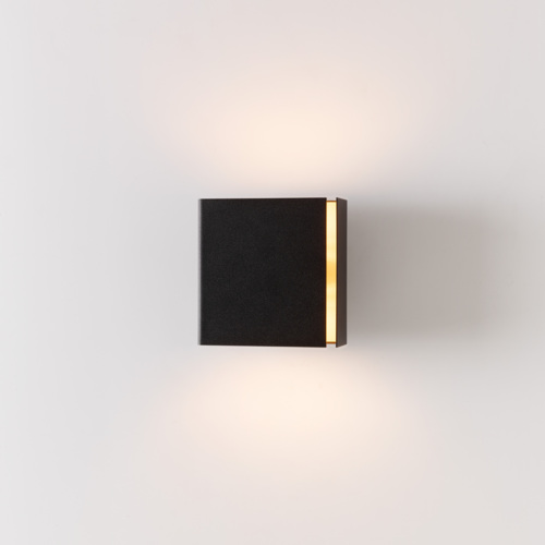 Split Wall Up/Down S 1x LED 2700K Trailing Edge DI Black Structure - White Structure