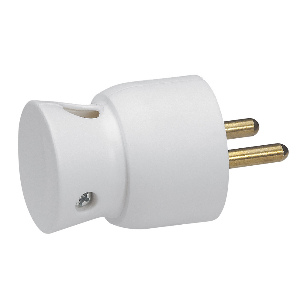 [LEG-050416] Stekker 2P+A zijdel. uitgang