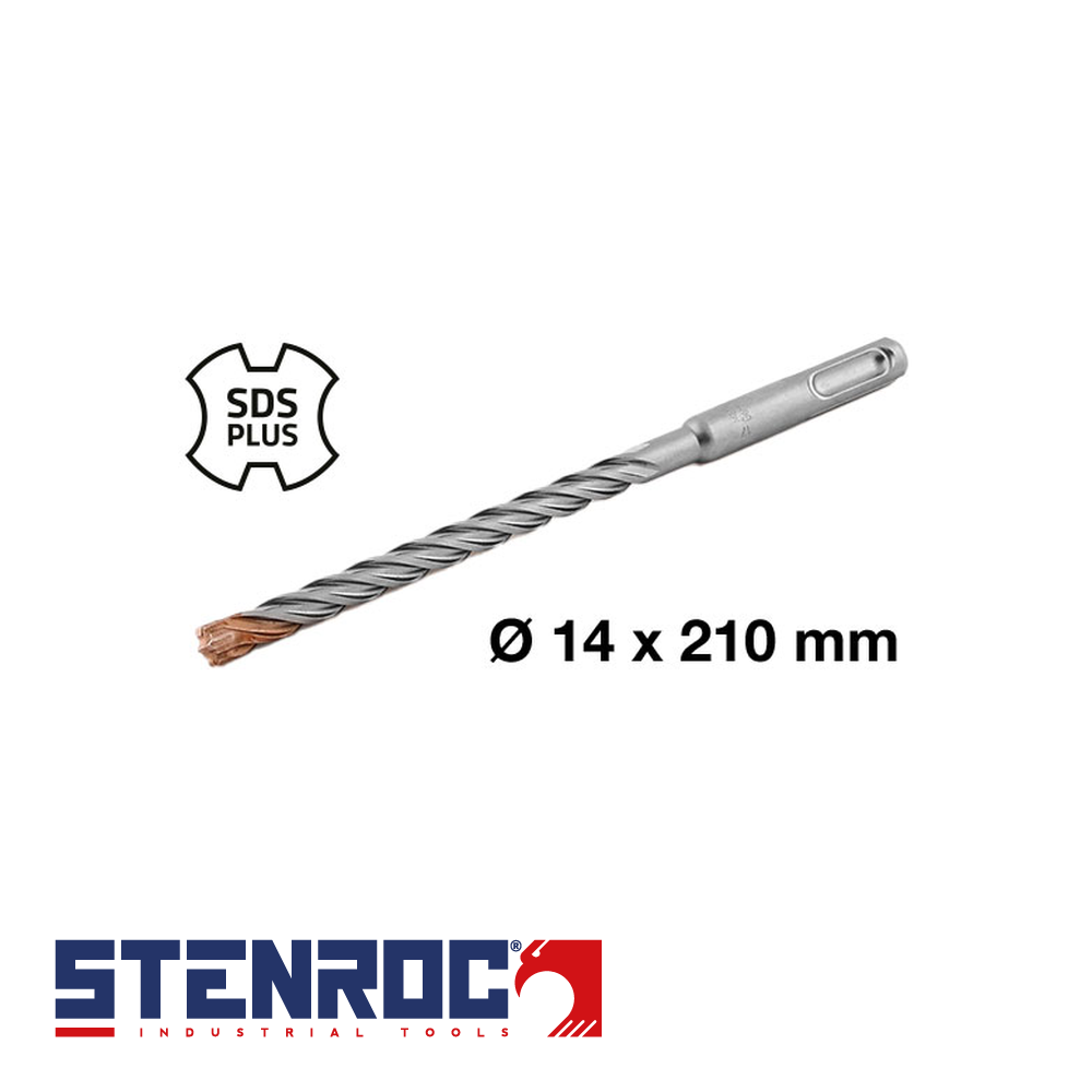 Stenroc SDS-Plus Premium 4-Cutter / 14 x 210 mm