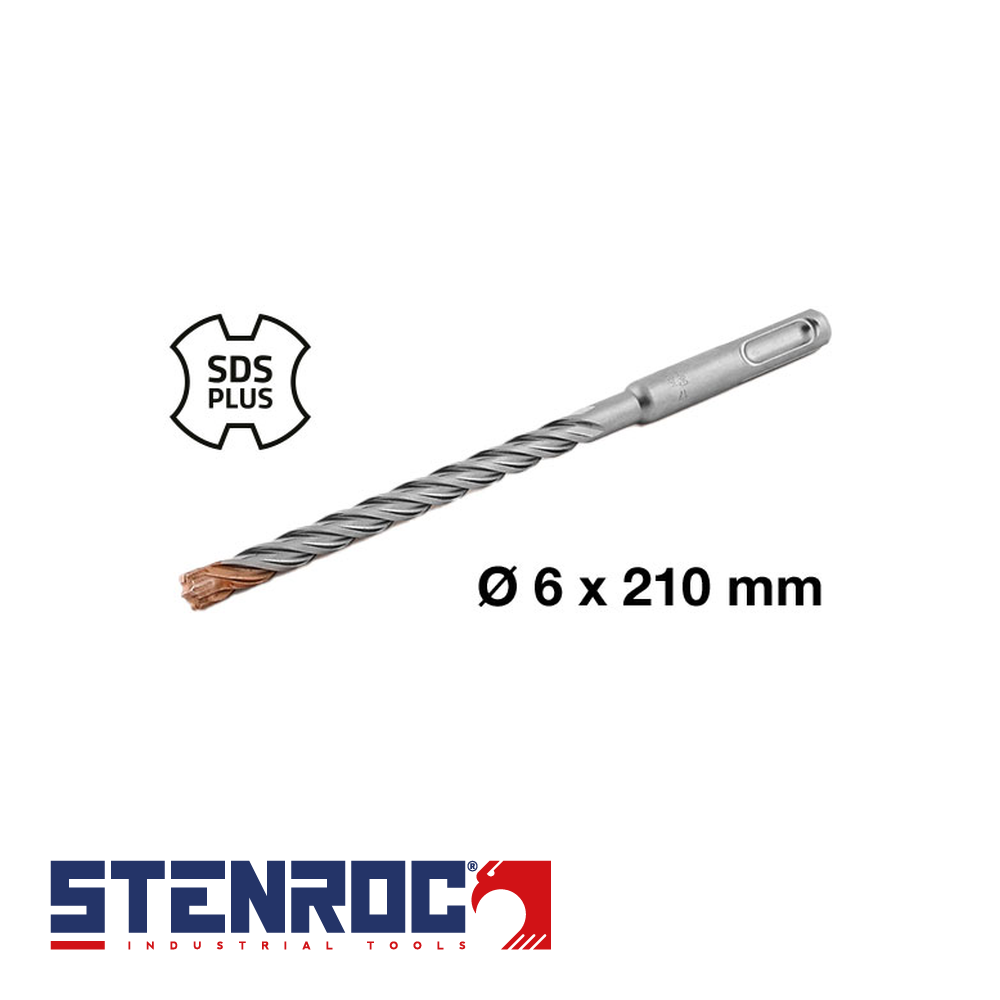 [PRO-SR24060211] Stenroc SDS-Plus Premium 4-Cutter / 6,0 x 210 mm