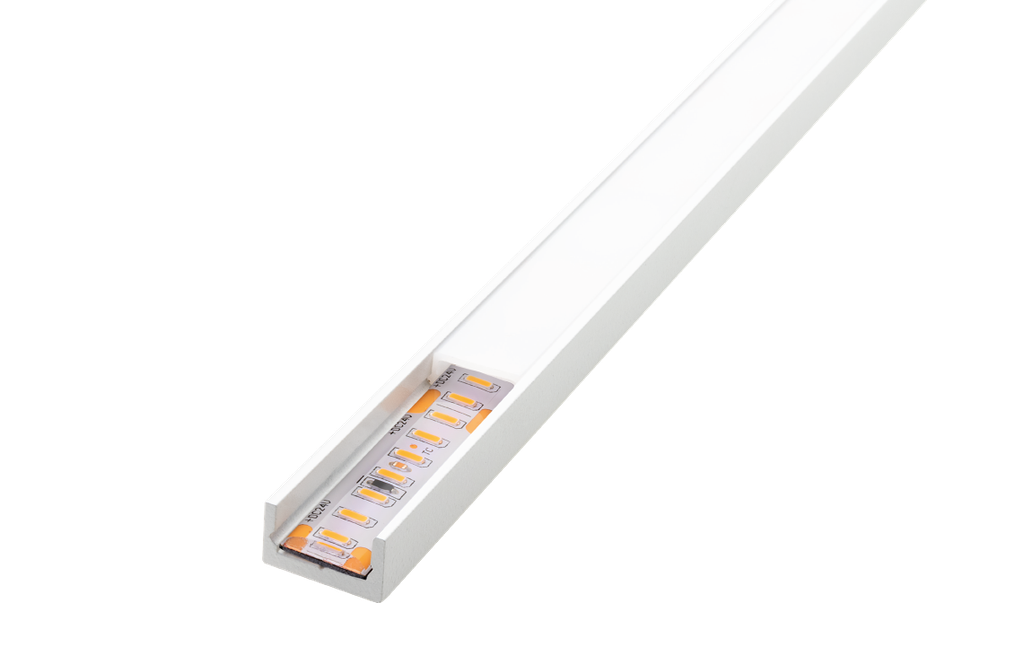 StripLine 1,8m profiel opbouw slim wit in/out