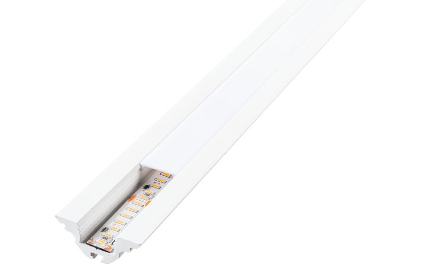 StripLine inbouw wit hoekprofiel