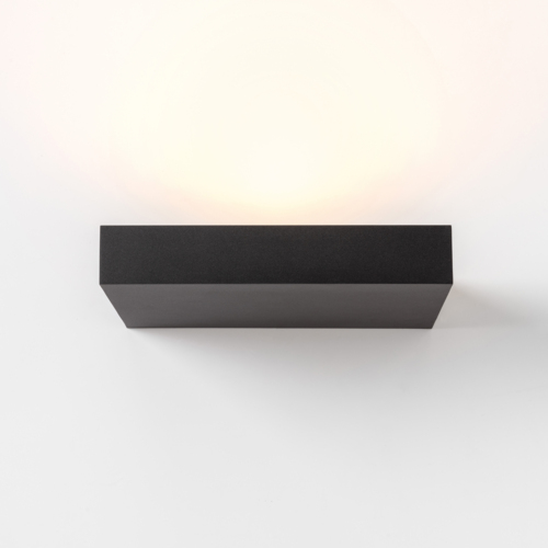 Sulfer Uplight Wall 1x Spreadlight LED 2700K Wide Flood Trailing Edge DI Black Structure