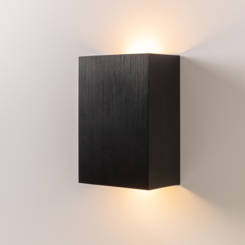 Sulfer Wall Up/Down 2x LED 2700K Trailing Edge DI Black Brushed