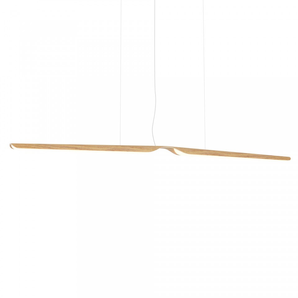 Swan Pendant 1610 mm Oak 2700 K