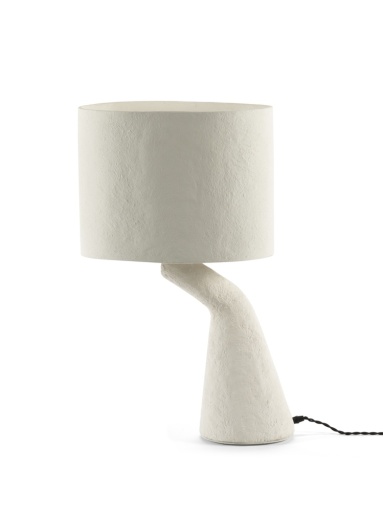 [SER-B7224208-001] TABLE LAMP 04 WHITE EARTH