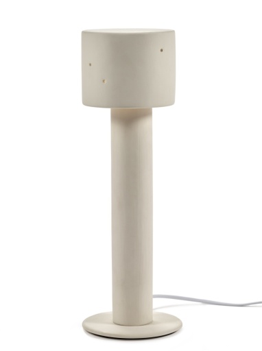 [SER-B0422005] TABLE LAMP BEIGE CLARA 01