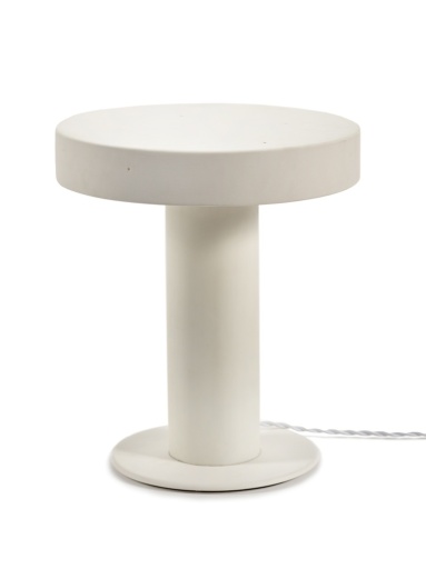 [SER-B0422007] TABLE LAMP BEIGE CLARA 03