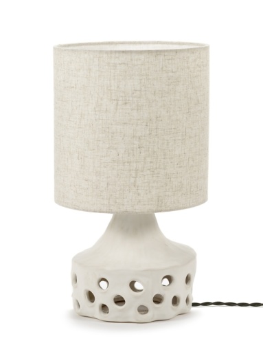 [SER-B0422013] TABLE LAMP BEIGE OYA 02