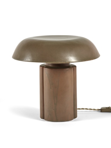 [SER-B1924009-700] TABLE LAMP BROWN OLIVER