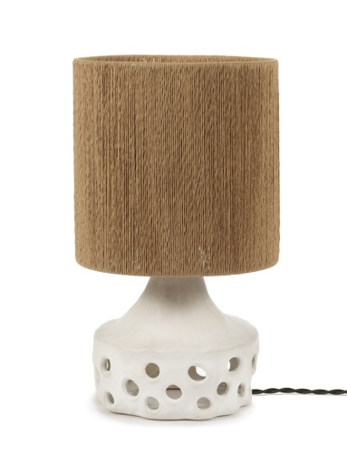 [SER-B0422012] TABLE LAMP BROWN OYA 02