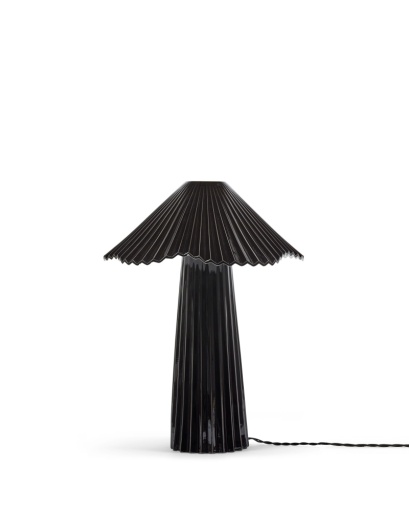 [SER-B0425002-909] TABLE LAMP L BLACK/WHITE