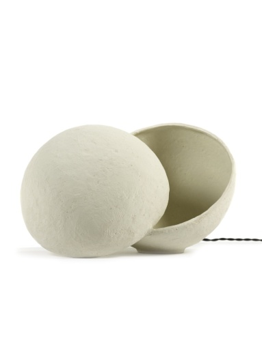 [SER-B7220048] TABLE LAMP L WHITE EARTH