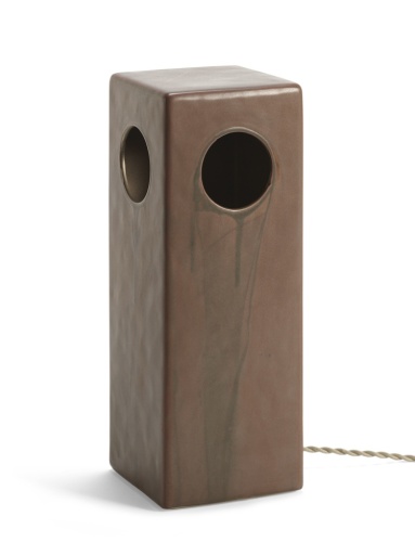 [SER-B1924007-712] TABLE LAMP LIGHT BROWN MAXIME N°2