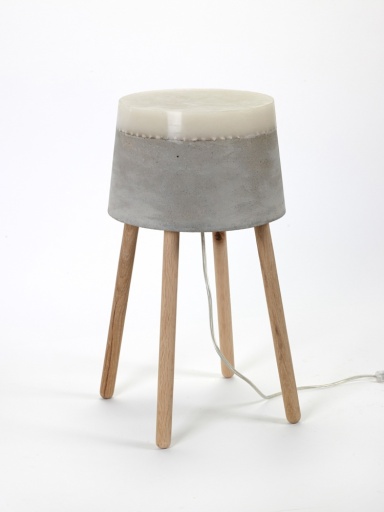 [SER-B7214484] TABLE LAMP M CONCRETE