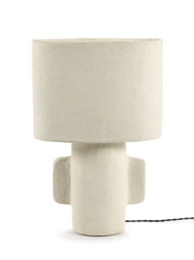 [SER-B7220011] TABLE LAMP M WHITE EARTH