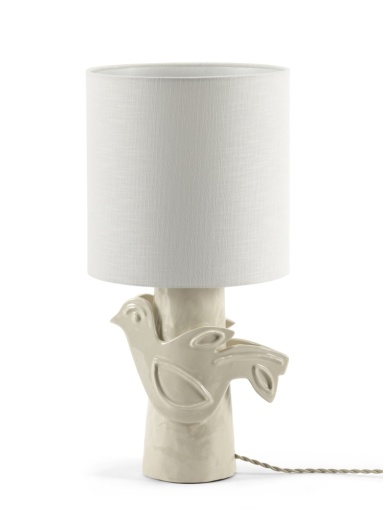 [SER-B1924015-016] TABLE LAMP WHITE - PALOMA