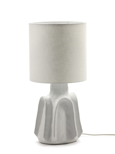 [SER-B0423018-001] TABLE LAMP WHITE BILLY