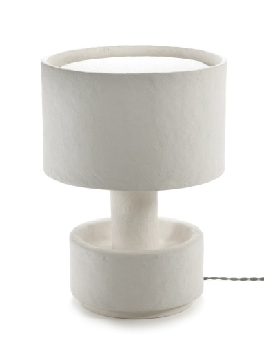[SER-B7222015] TABLE LAMP WHITE EARTH