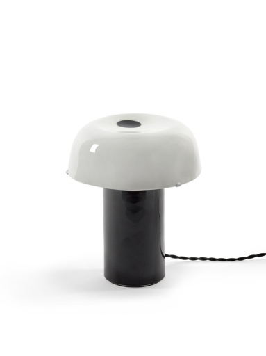 [SER-B1924011-008] TABLE LAMP WHITE/BLACK CELINE N°2