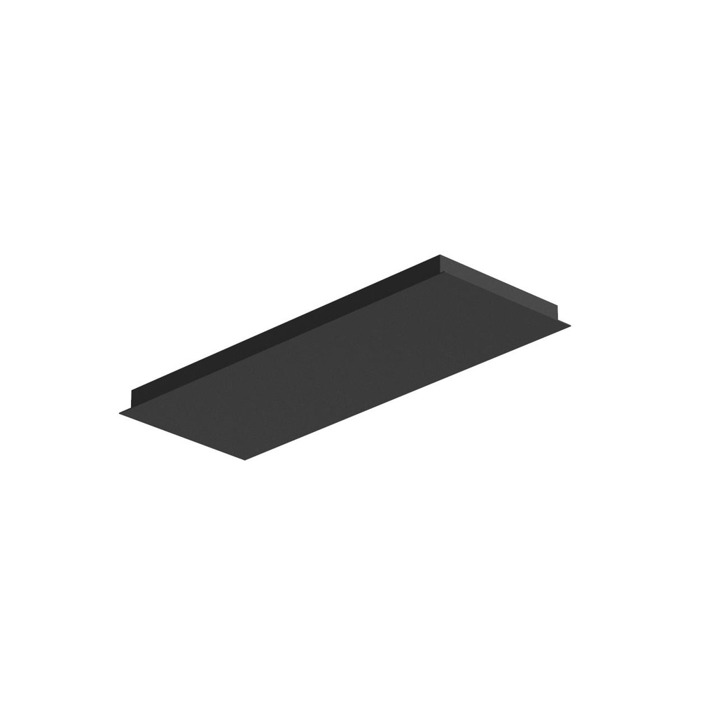 [PSM-704.800X300.2M] TEXO opbouwbasis - rechthoekige basis voor opbouwspot of pendel zwart textuur