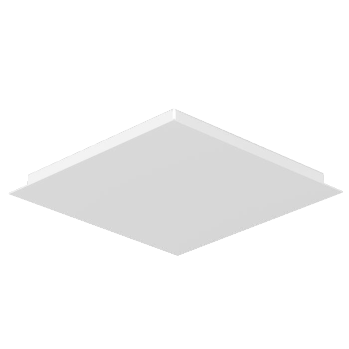 TEXO opbouwbasis - vierkante basis 400x400mm wit textuur