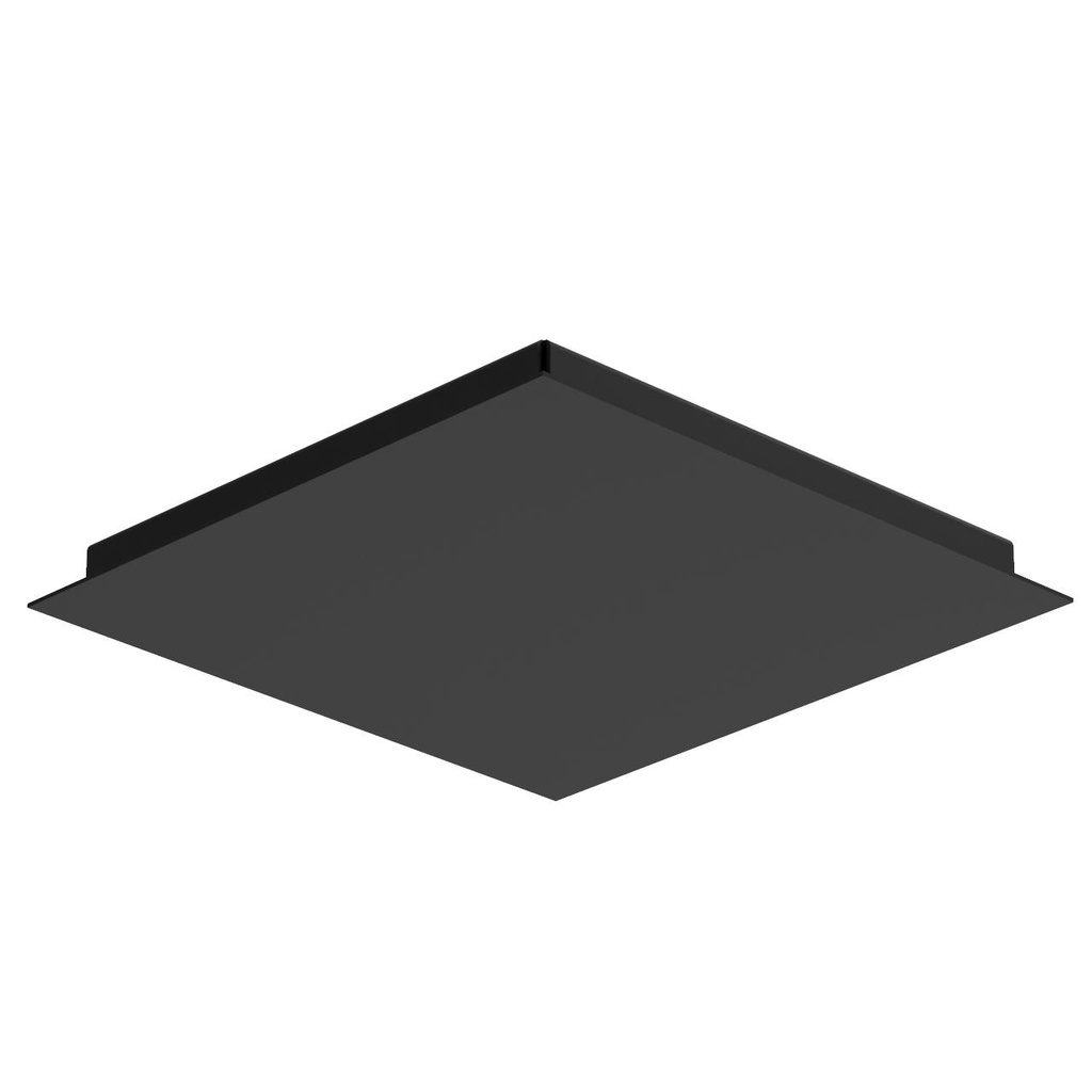 TEXO opbouwbasis - vierkante basis 400x400mm zwart textuur