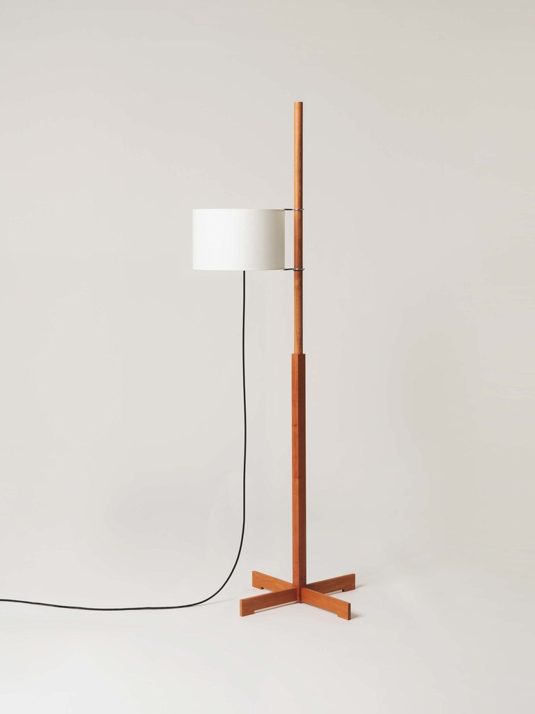 [SNC-TMMSA06] TMM: Wood structure: Cherry. Parchment lampshade: White with upper diffuser*.