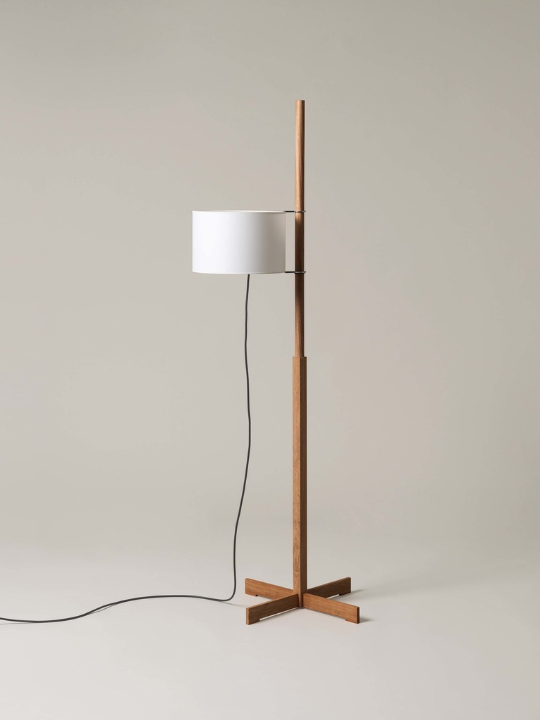 [SNC-TMMSA11] TMM: Wood structure: Natural oak. Parchment lampshade: White.