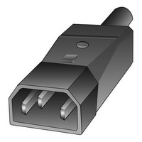 [HUP-5914] TOESTELSTEKKER ZWART *25