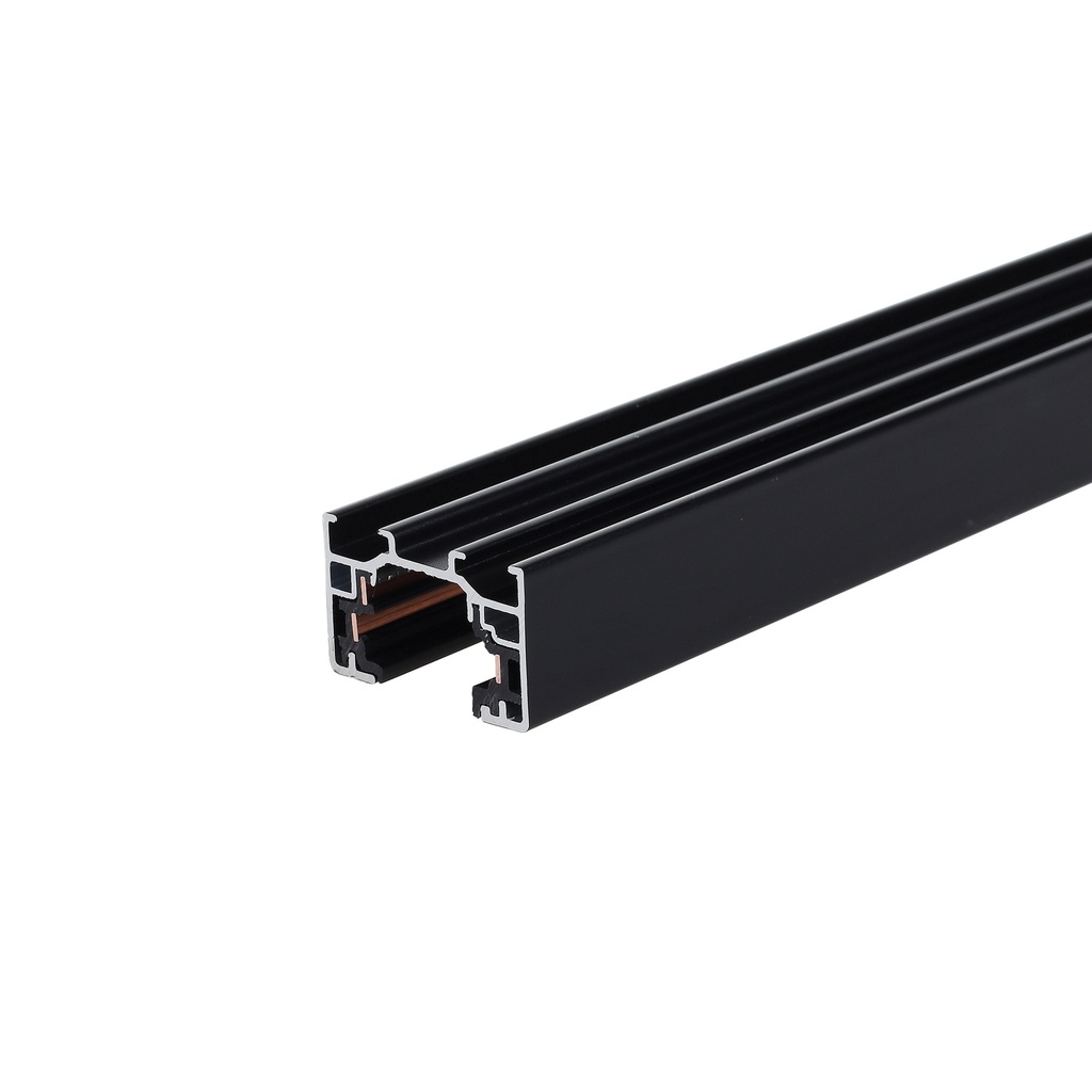 [IND-TR40105] TRACK UNO 230V 16A L:200cm Zwart