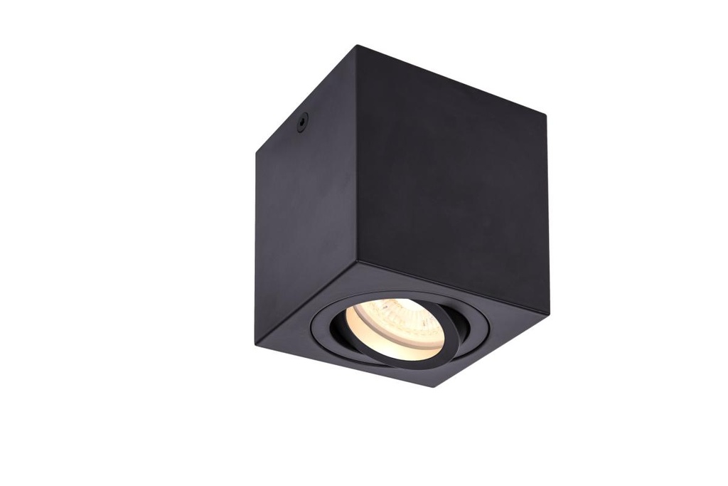 TRILEDO CL, indoor plafondarmatuur, QPAR51, zwart, max. 10W