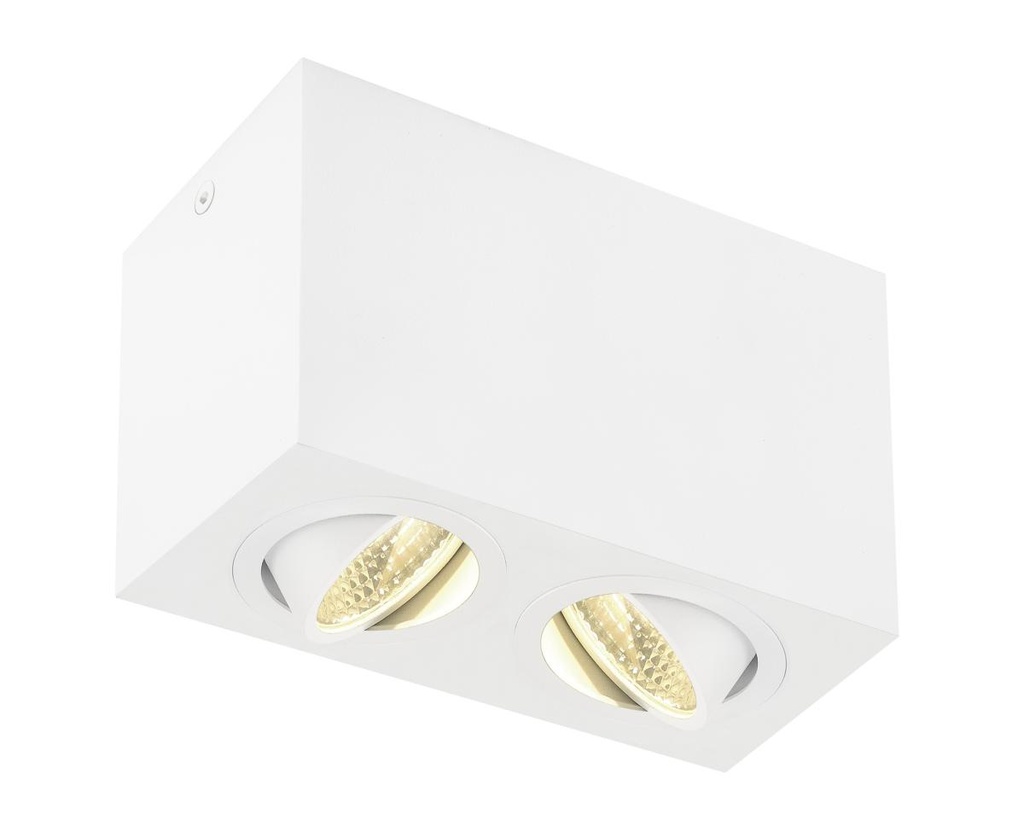 TRILEDO Double, LED indoor plafondarmatuur, wit, 3000K, 16W